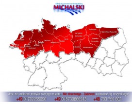 Przewozy Polska - Niemcy- Holandia - Michalski Transport - POLSKA - NIEMCY Bzowo