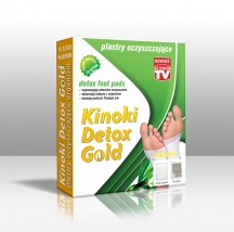 Kinoki Detox Gold - plastry oczyszczające (10szt. w opak.) - Aura Glob Trade Sopot