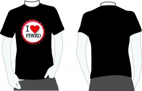 T-shirt I love piwko - Projekt Gdynia - sklep w Twoim Stylu Gdynia