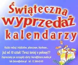 kalendarze trójdzielne z okienkiem - Futura s.c. M.Mrozowicz, R.Filip Kraków