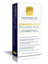 Hydrożelowa Maska Kolagenowa Na Twarz - Q10 Nano Gold (3 maseczki) - Aura Glob Trade Sopot