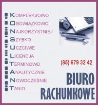 Usługi Księgowe -  KONSULTANT  Biuro Usług Bhp i Księgowych Białystok