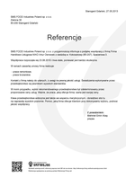 Referencja od firmy SMS FOOD Industries Poland sp. z o.o.