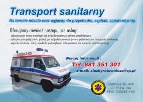 Transport Sanitarny - Służby ratownicze Oleśnica