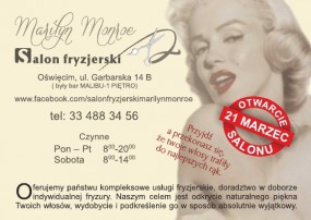 usługi fryzjerskie - Salon fryzjerski MARILYN MONROE Oświęcim