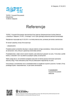 Referencja od firmy "SOPEL" Krzysztof Struczewski 