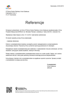 Referencja od firmy OTOdruk Studio Reklamy Anna Grabeusz