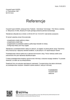 Referencja od firmy Krzysztof Łapot   HANDEL