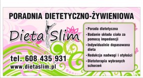 Dieta dla Ciebie - Poradnia Dietetyczno-Żywieniowa  Dieta Slim     Bartoszyce