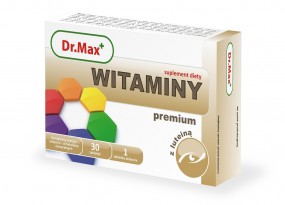 Dr.Max Witaminy premium z luteiną 30 tabletek - Sklep Zielarsko-Medyczny Dr.Max Konstantynów Łódzki