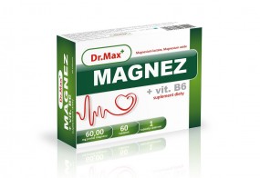 Dr.Max Magnez + vit.B6  60 tabletek - Sklep Zielarsko-Medyczny Dr.Max Konstantynów Łódzki