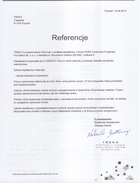 Referencja od firmy TREKO SP. Z O.O.