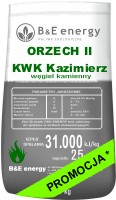 Orzech II KWK Kazimierz-Juliusz 1 t pakowany w worki po 25kg z dostaw - Gobi Drewno Opałowe i Kominkowe Wiązowna