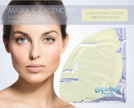 maska kolagenowa z drobinkami złota BeautyFace - Beautyface Polska Warszawa