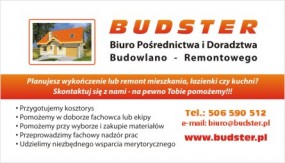 Sprawdzony fachowiec - BUDSTER Biuro Pośrednictwa i Doradztwa Budowlano Remontowego Poznań