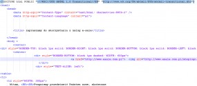 HTML, CSS, cięcie grafiki do HTML - e-sale Mateusz Kosowski Grójec
