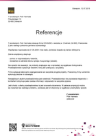 Referencja od firmy T-axioświęcim Piotr Harmata