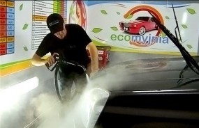 Mycie samochodów za pomocą pary - Ecomyjnia Mertoni Kraków