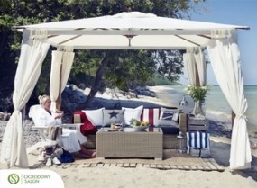 Ekskluzywny pawilon ogrodowy Saint Tropez - Ogrodowy salon - ekskluzywne meble ogrodowe Grudziądz