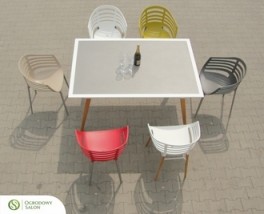 Stół ogrodowy Milan 160x110 z granitowym blatem - Ogrodowy salon - ekskluzywne meble ogrodowe Grudziądz