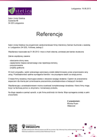 Referencja od firmy Salon Urody Estetica