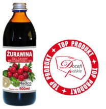 Sok z żurawiny 0,5 L 100% - Golden Drop - kwasy omega-3 Szczecin