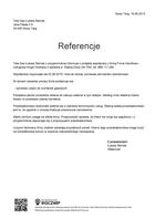 Referencja od firmy Tele-Gaz Łukasz Barnaś