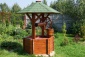 Dekoracyjna studnia ogrodowa meble ogrodowe - Stróżówka G&G wood and stone