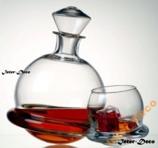 Bujający sie komplet do whisky  - Karafka i szklanki - INTER-DECO Bogumiła Pigul Zamość
