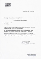 Referencja od firmy Fundacja Afryka Inaczej