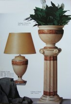 94867/81867 Kolumna i Waza (komplet) - Bellezza Lampy i Żyrandole Amerykańskie Gdańsk