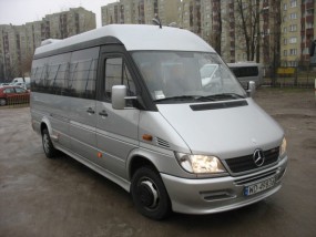 Mercedes Sprinter - Wynajem autokarów i mikrobusów  Quick Bus-Szybki Bus  Sulejówek