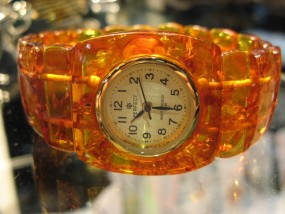 zegarek z bursztynu - Berkwiat - Producent biżuterii Gdańsk