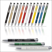 Metalowy długopis 50szt Twój grawer - KOM-MAR Grawerowanie Laserowe Gdańsk