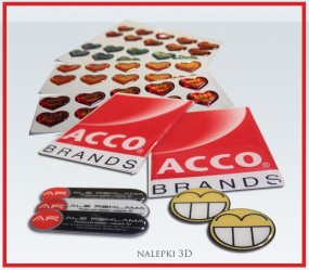 Wylewanie naklejek - Ale Reklama Zdzisław Możyszek Łódź