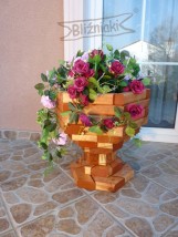 DONICA  DREWNIANA DKL1 - Wyroby Ogrodowe z Drewna „Bliźniaki” s.c. Borów Wielki