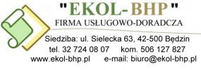 Szkolenia bhp Dąbrowa Górnicza -  EKOL-BHP  Firma Usługowo-Doradcza Będzin