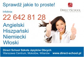 Kursy języka angielskiego - Direct School Szkoła Języków Obcych Warszawa
