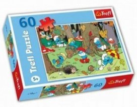 Puzzle 60 el. W lesie  Smerfy - Intercomp Dorota Gańko Wołomin