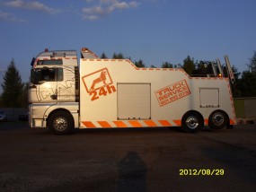 Pomoc drogowa ciężarowe tir dostawcze  Wieluń Zduńska Wola Łask - S-TRANS usługi dźwigowe Sieradz pomoc drogowa Sieradz