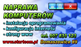 Naprawa komputerów - StartCom - Naprawa komputerów Domaszowice