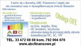 Ubezpieczenia majątku i na życie - ABCFinansowe Bielsko-Biała