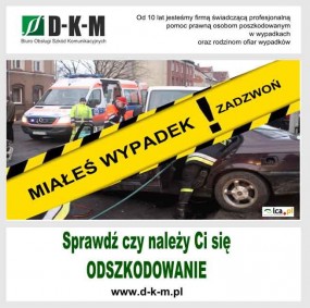 Odszkodowania po wypadku - Biuro Obsługi Szkód Komunikacyjnych D-K-M Legnica