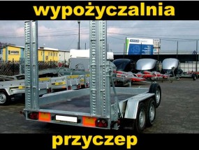 Przyczepa pod minikoparki - WIRO BP Wypożyczalnia przyczep, sprzedaż przyczep Warszawa