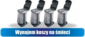 Kosze na śmieci - wynajem - TOALETY.PL - wynajem toalet Kraków