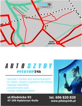 Wymiana szyb samochodowych oraz serwis ogumienia - PITSTOP24h Auto Szyby Kędzierzyn-Koźle