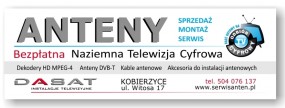 Serwis anten Wrocław montaż, ustawienie anteny Wrocław - DASAT Dariusz Sztandara Kobierzyce