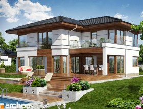 PROJEKTY DOMÓW DUŻYCH Kraków Busko Busko-Zdrój - ARCHIDETAL Pracownia Architektury