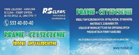 Czyszczenie dywanów, wykładzin,tapicerki - Firma Usługowo-Handlowa RS Clean Opole