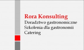 Szkolenia dla gastronomii, Doradztwo gastronomiczne - RoRa Konsulting&Bussines Solutions Milanówek